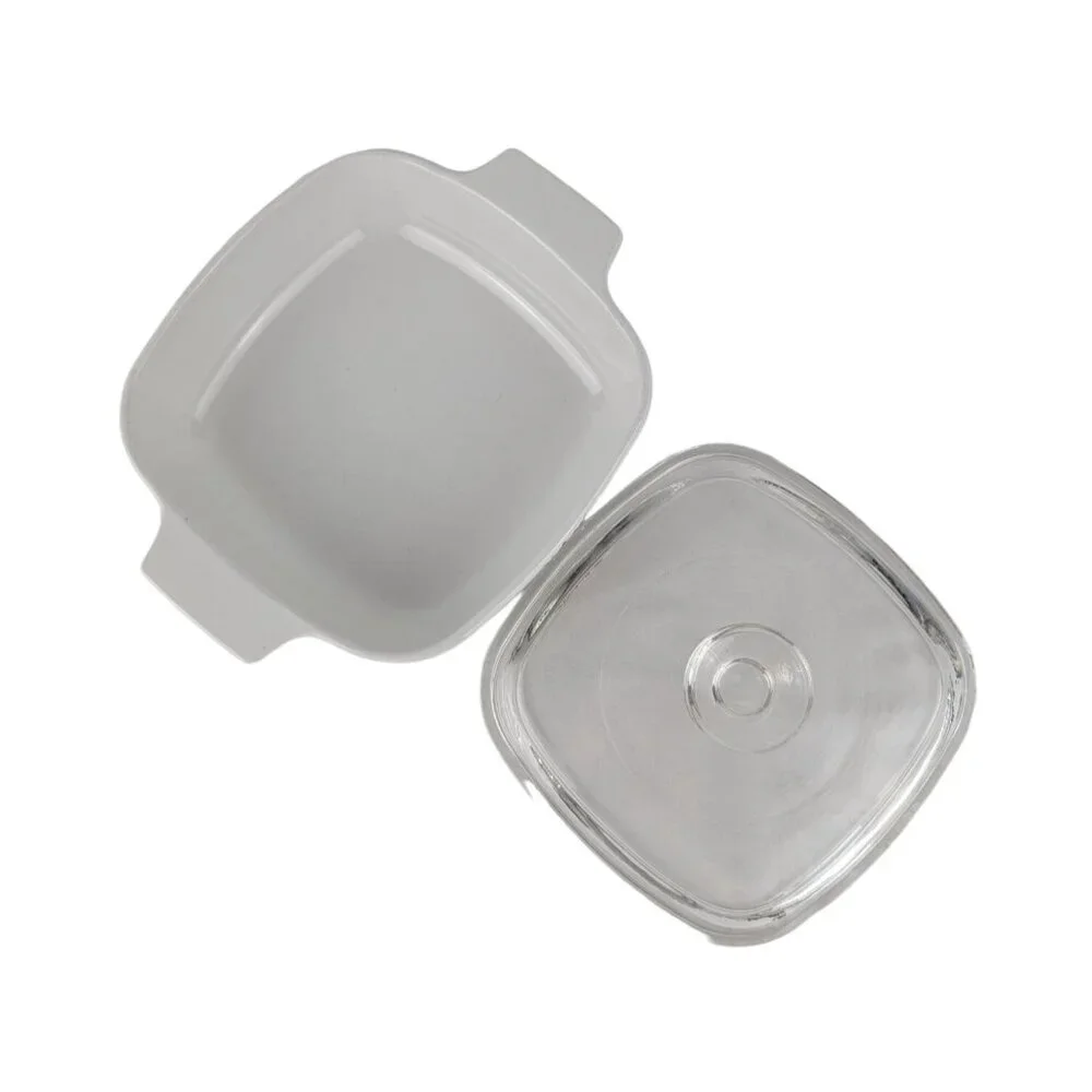 L'Echalote Corning Ware Spice of Life A-1-B‎ Casserole Dish Pyrex Lid Vtg 1 Qt